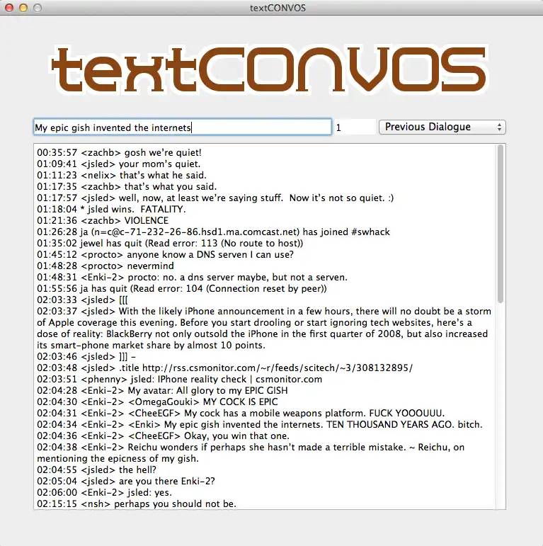 Download web tool or web app textCONVOS