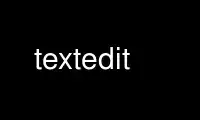 Run TextEdit in OnWorks free hosting provider over Ubuntu Online, Fedora Online, Windows online emulator or MAC OS online emulator