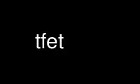 Run tfet in OnWorks free hosting provider over Ubuntu Online, Fedora Online, Windows online emulator or MAC OS online emulator