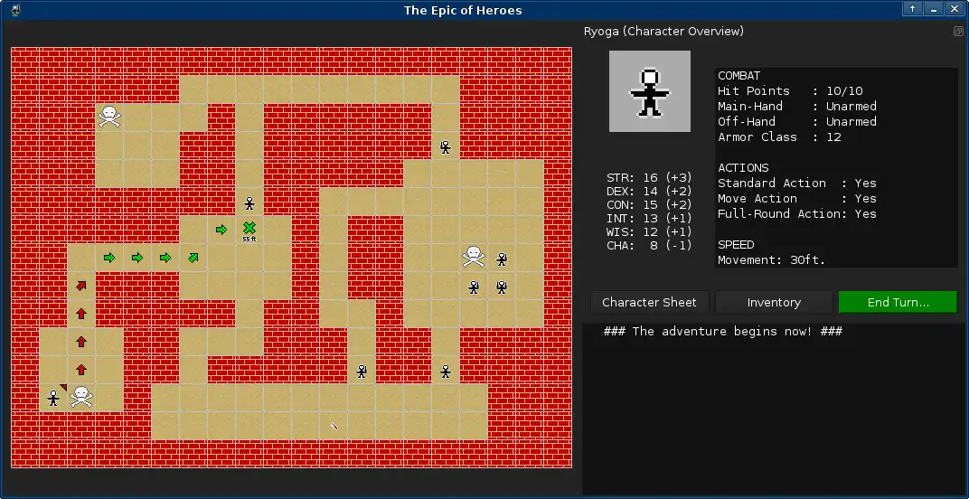 Download web tool or web app The Epic of Heroes to run in Windows online over Linux online