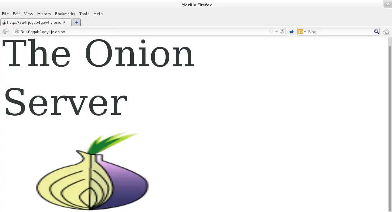 Download web tool or web app The Onion Server