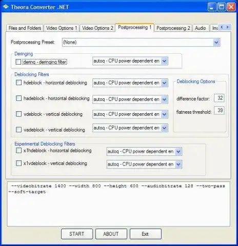 Download web tool or web app Theora Converter .NET