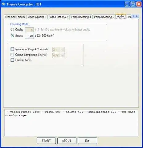 Download web tool or web app Theora Converter .NET