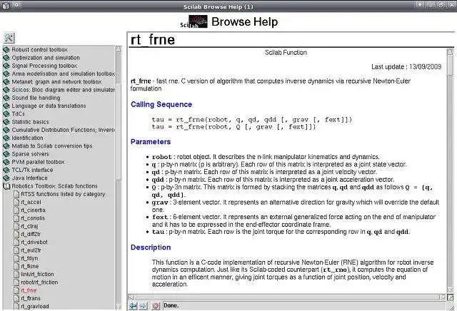 Download web tool or web app the Robotics Toolbox for Scilab/Scicos to run in Windows online over Linux online