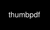 Run thumbpdf in OnWorks free hosting provider over Ubuntu Online, Fedora Online, Windows online emulator or MAC OS online emulator