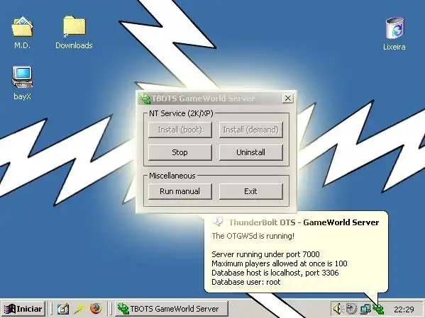 Download web tool or web app ThunderBolt OTS