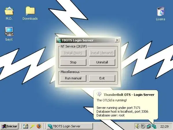 Download web tool or web app ThunderBolt OTS