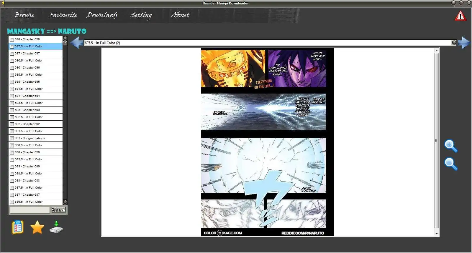 Download web tool or web app Thunder Manga Downloader