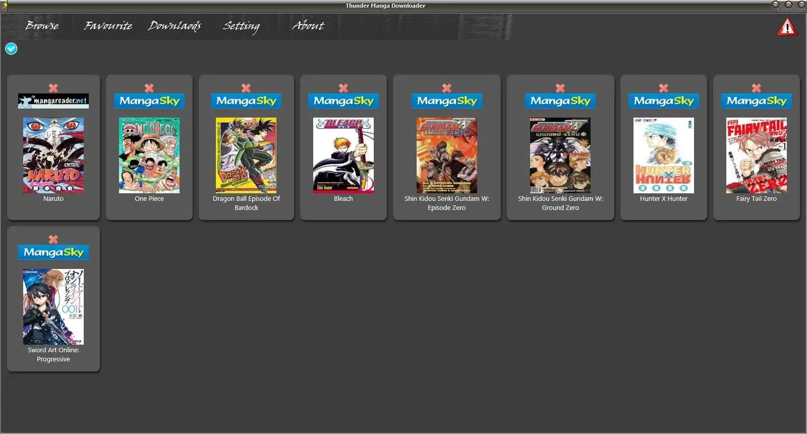 Download web tool or web app Thunder Manga Downloader