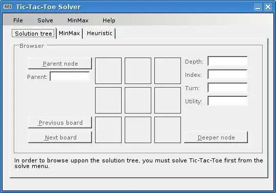 Download web tool or web app TicTacToe Solver to run in Windows online over Linux online