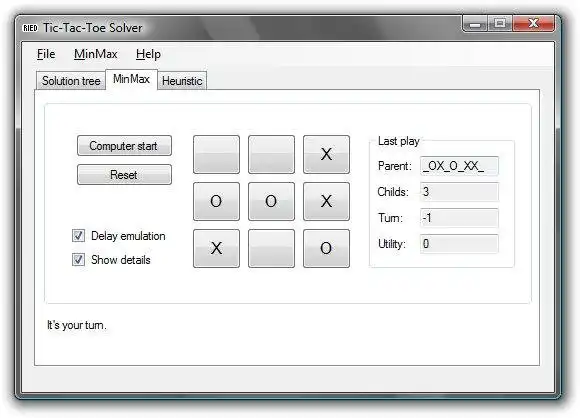 Download web tool or web app TicTacToe Solver to run in Windows online over Linux online