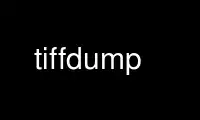 Run tiffdump in OnWorks free hosting provider over Ubuntu Online, Fedora Online, Windows online emulator or MAC OS online emulator