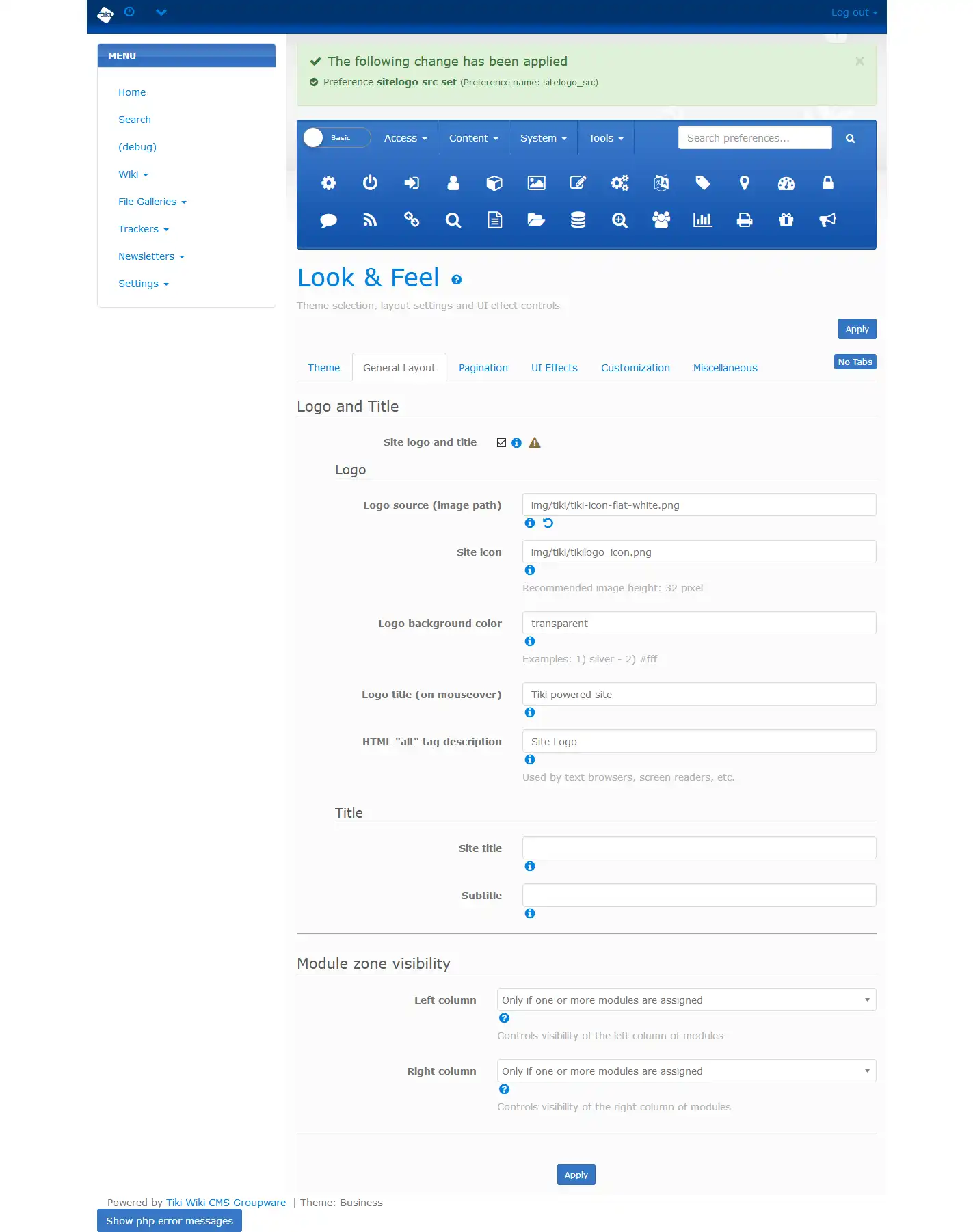 Download web tool or web app Tiki Wiki CMS Groupware