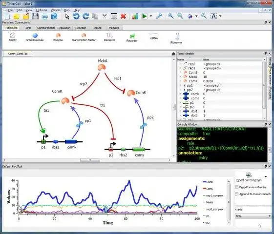 Download web tool or web app TinkerCell : CAD for Synthetic Biology