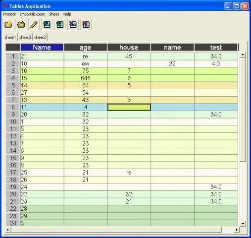 Download web tool or web app Tkinter Table