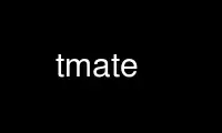 Run tmate in OnWorks free hosting provider over Ubuntu Online, Fedora Online, Windows online emulator or MAC OS online emulator