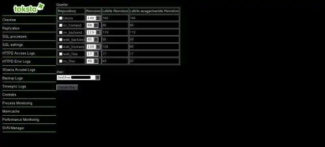 Download web tool or web app toksta Server Monitoring