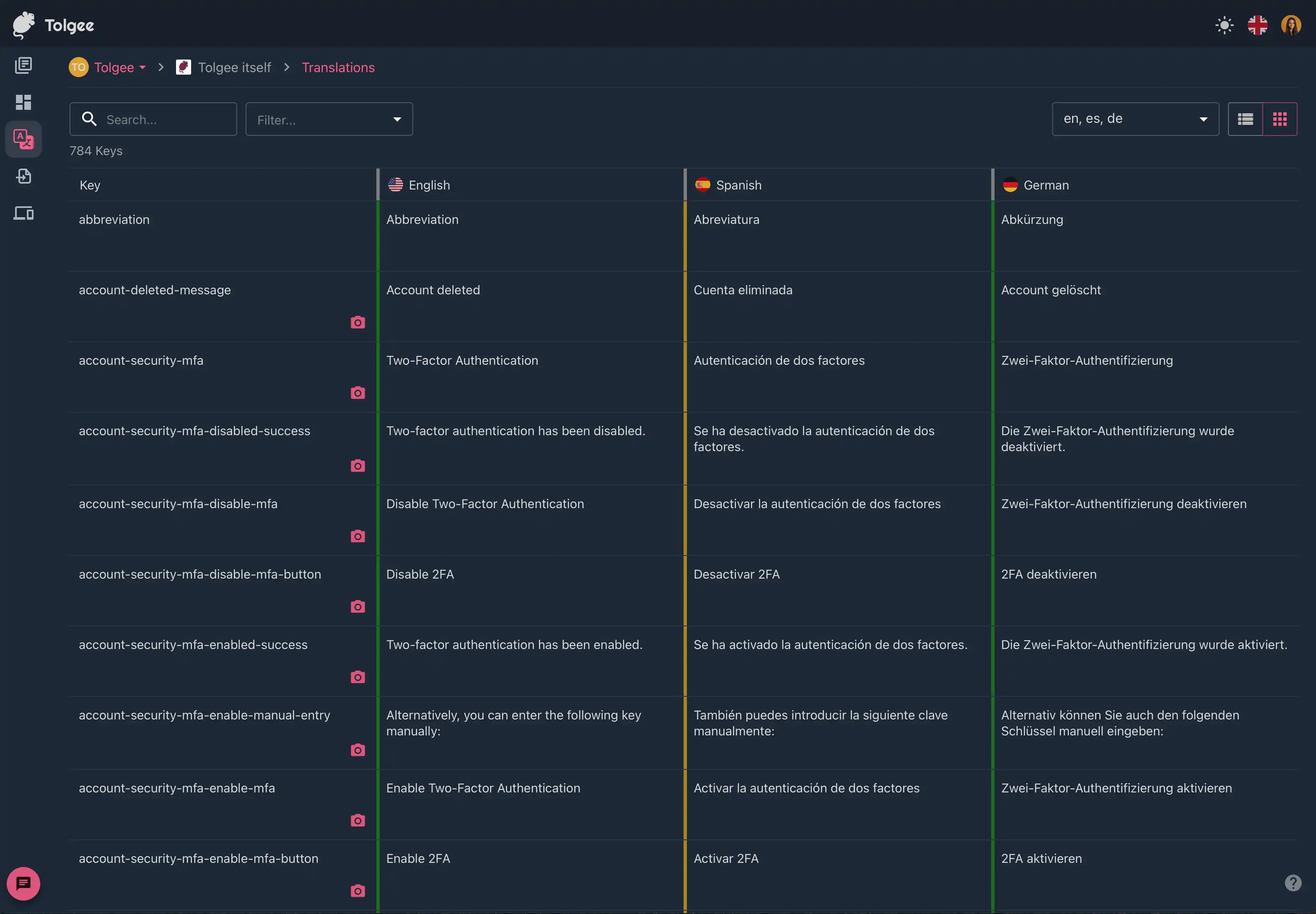 Download web tool or web app tolgee-platform