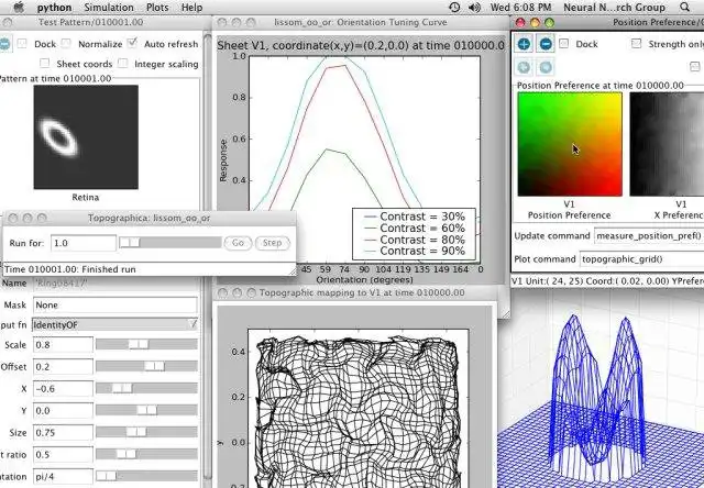 Download web tool or web app Topographica to run in Windows online over Linux online