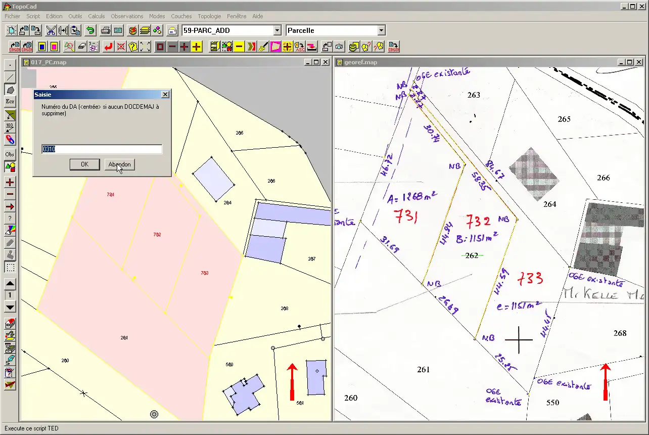 下载网络工具或网络应用程序 topographie cadastrale