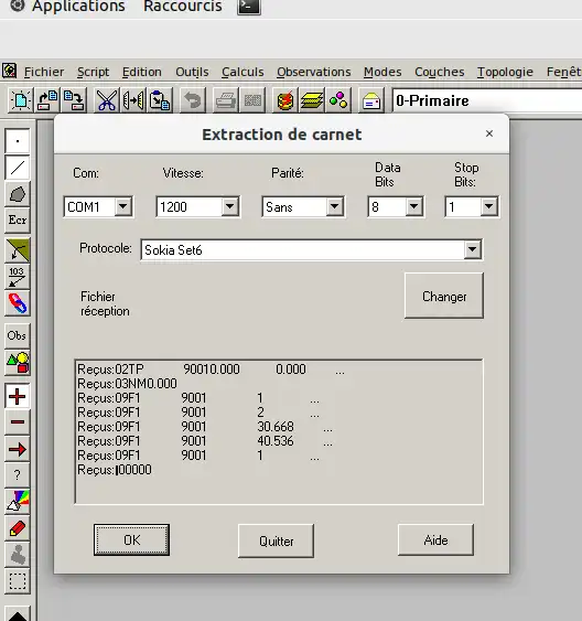 Download web tool or web app topographie cadastrale