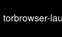 Run torbrowser-launcher in OnWorks free hosting provider over Ubuntu Online, Fedora Online, Windows online emulator or MAC OS online emulator