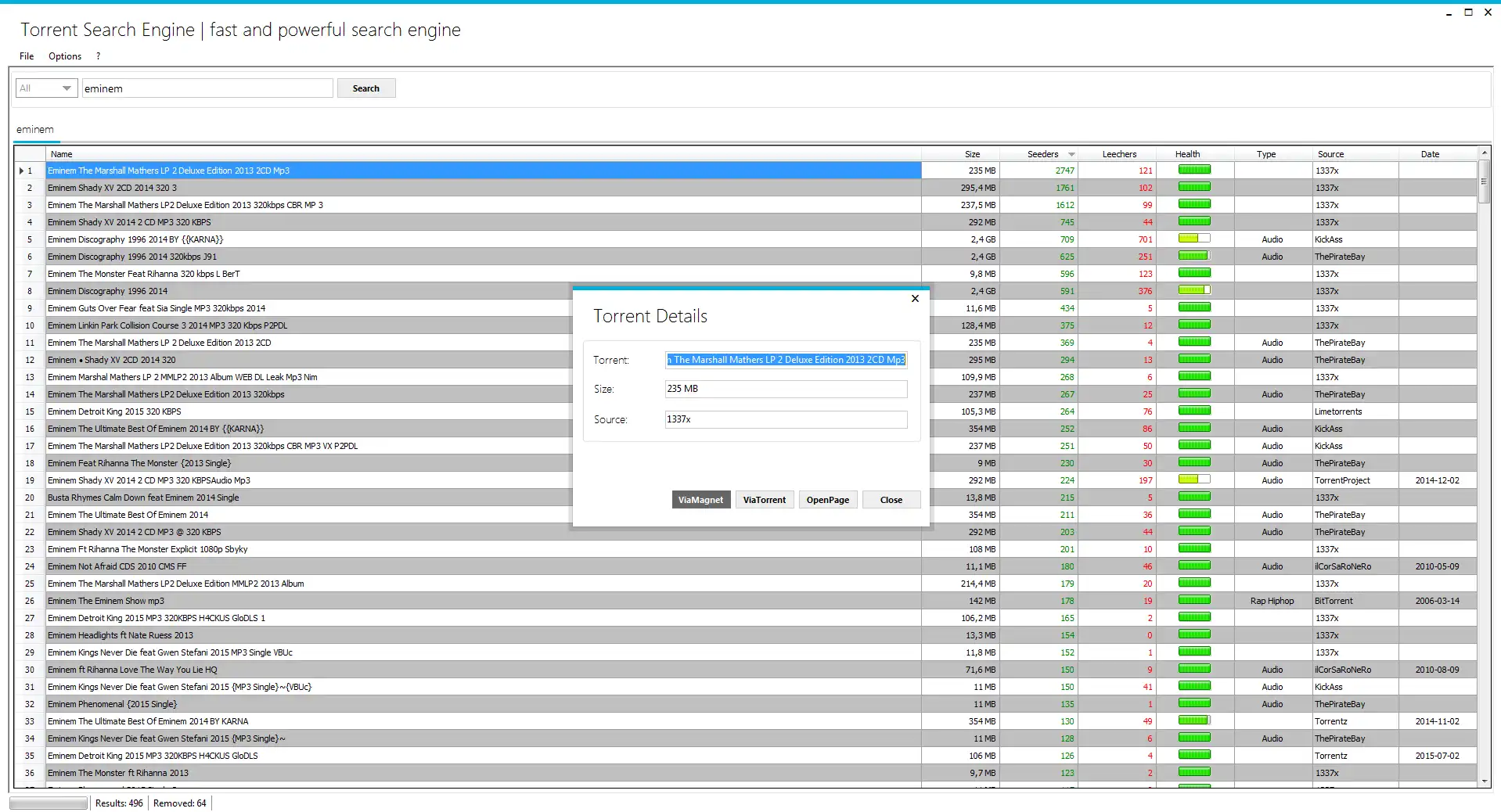 Download web tool or web app Torrent Search Engine (WinApp)