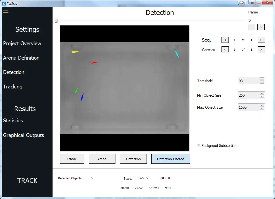 Download web tool or web app ToxTrac to run in Windows online over Linux online