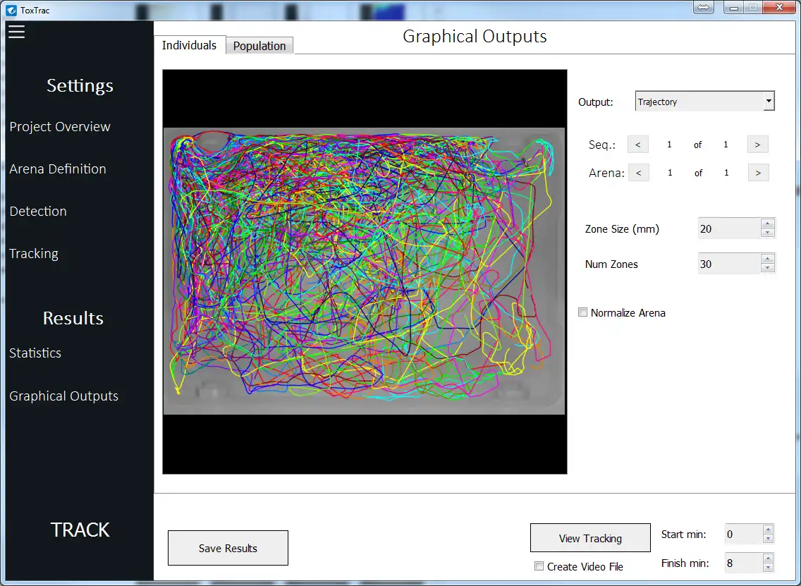 Download web tool or web app ToxTrac to run in Windows online over Linux online