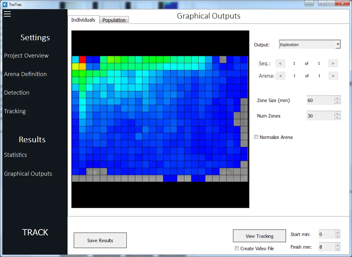 Download web tool or web app ToxTrac to run in Windows online over Linux online