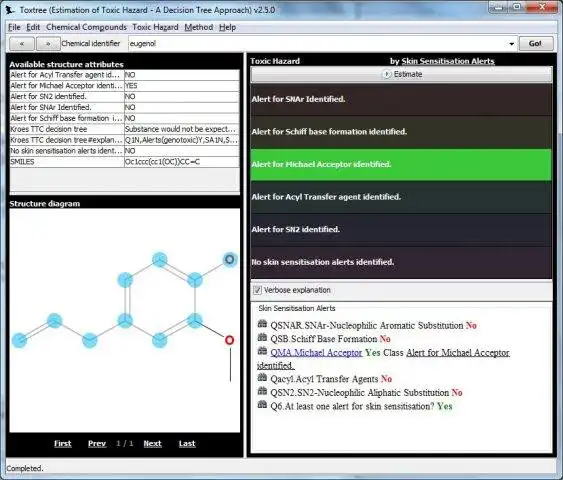 Download web tool or web app Toxtree: Toxic Hazard Estimation to run in Windows online over Linux online