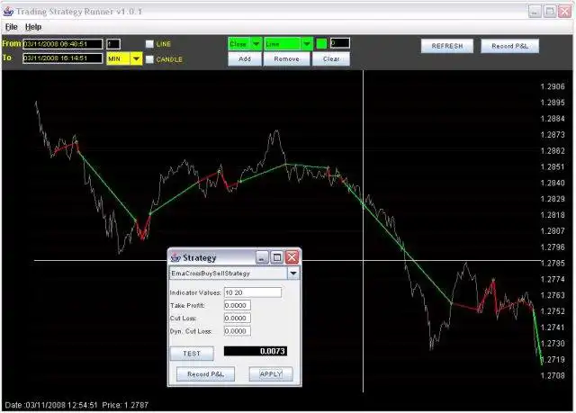 ابزار وب یا برنامه وب Trading Strategy Runner را برای اجرای آنلاین در ویندوز از طریق لینوکس به صورت آنلاین دانلود کنید