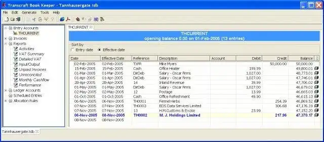 Download web tool or web app Transcraft My Accountant