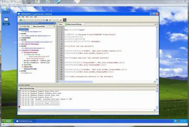 Download web tool or web app TRANSIMS Studio to run in Windows online over Linux online