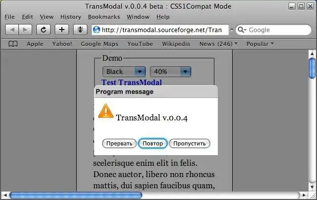 Download web tool or web app TransModal