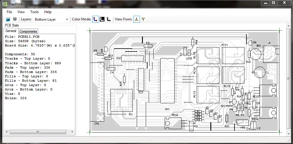 Download web tool or web app TraxPrint to run in Windows online over Linux online