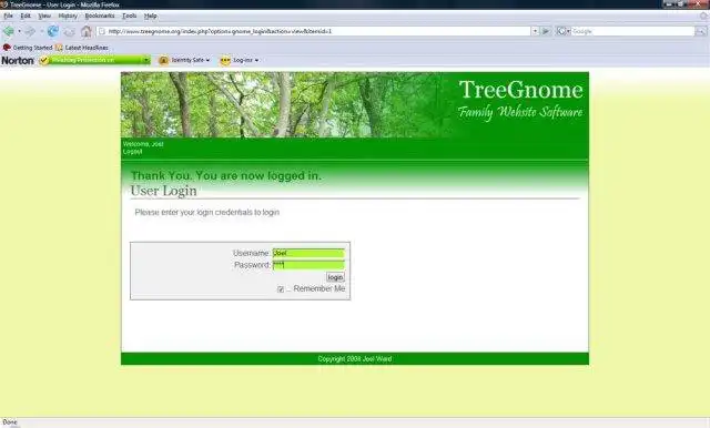 Download web tool or web app TreeGnome