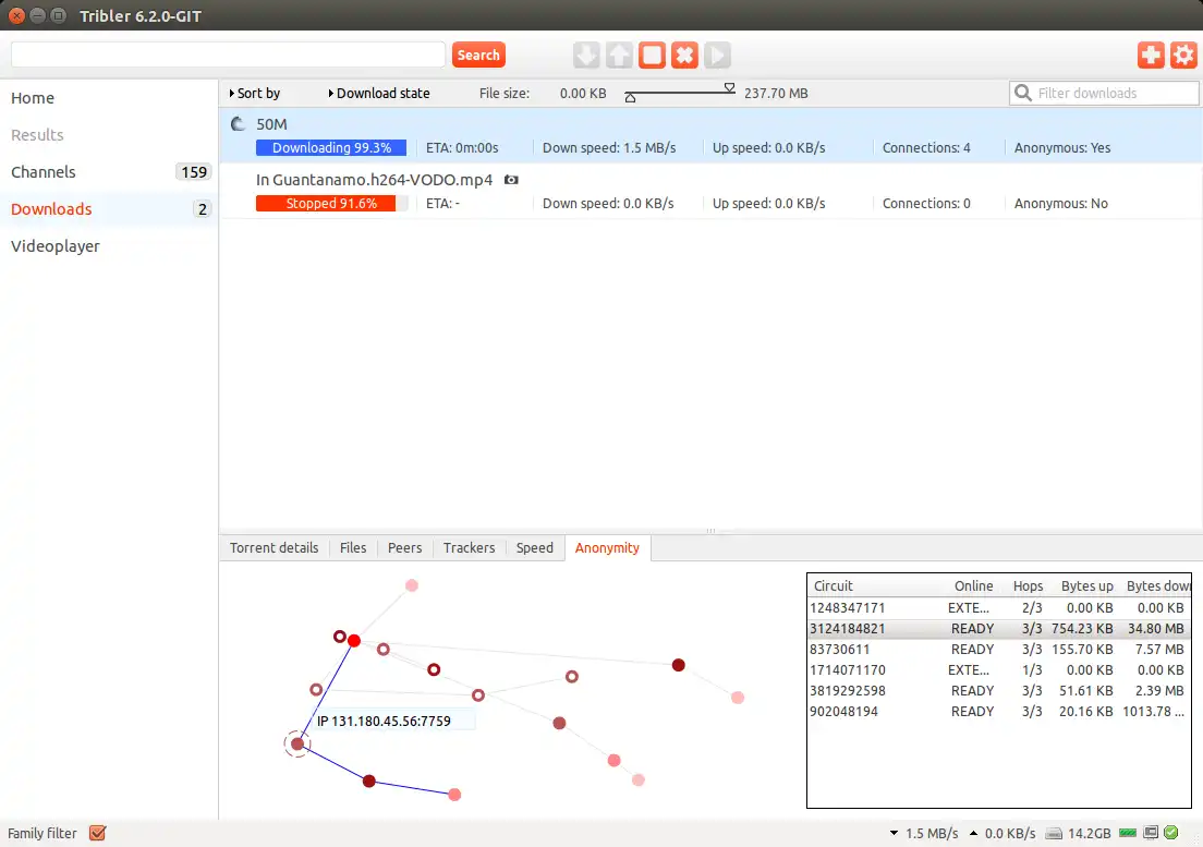 Download web tool or web app Tribler