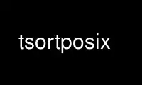 Run tsortposix in OnWorks free hosting provider over Ubuntu Online, Fedora Online, Windows online emulator or MAC OS online emulator