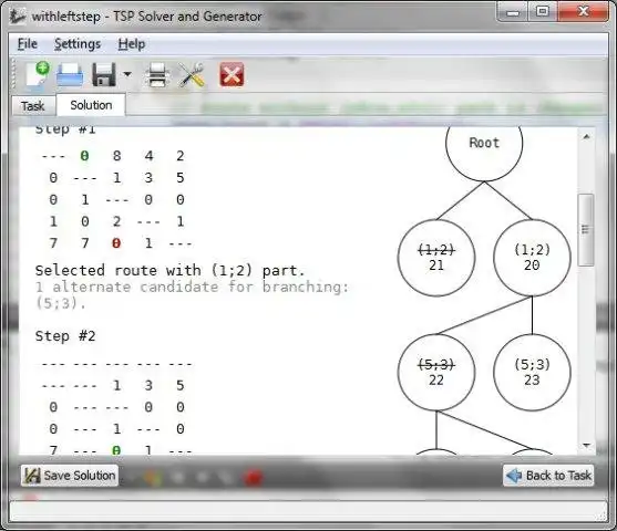 Download web tool or web app TSP Solver and Generator