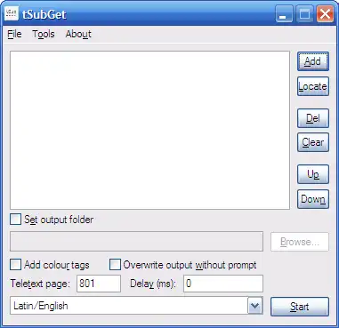 Download web tool or web app tSubGet