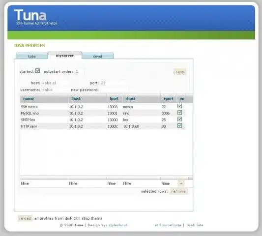 Download web tool or web app Tuna