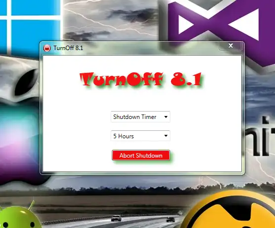 Download web tool or web app TurnOff 8.1