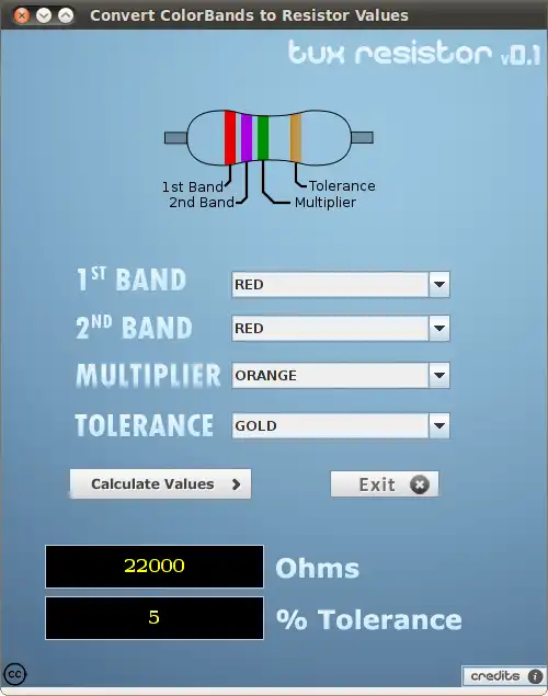 Download web tool or web app Tux Resistor to run in Linux online