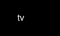 Run tv in OnWorks free hosting provider over Ubuntu Online, Fedora Online, Windows online emulator or MAC OS online emulator