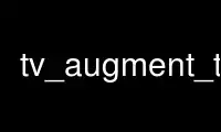 Run tv_augment_tzp in OnWorks free hosting provider over Ubuntu Online, Fedora Online, Windows online emulator or MAC OS online emulator