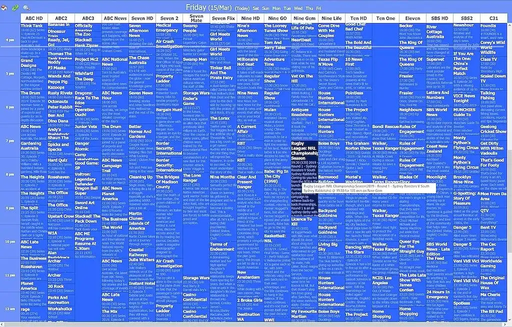 Download web tool or web app TV Scheduler Pro