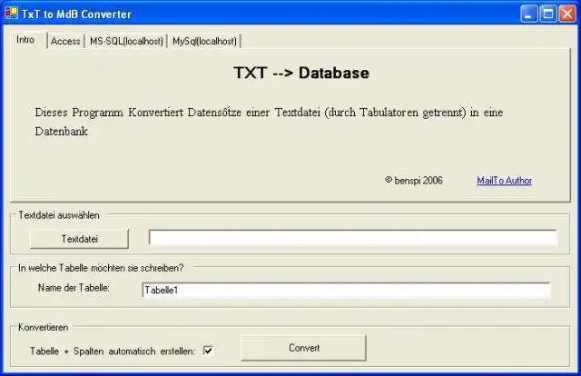 Download web tool or web app Txt_to_Mdb