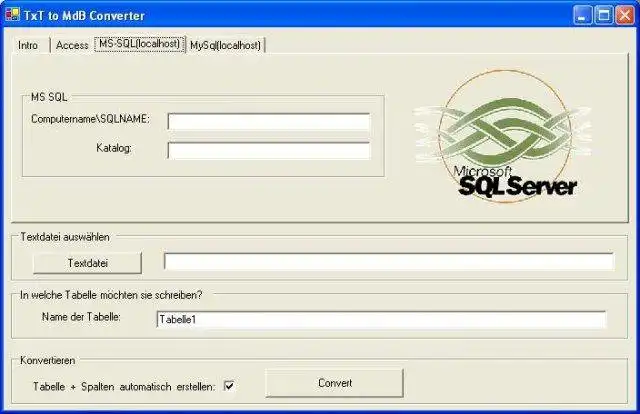 Download web tool or web app Txt_to_Mdb