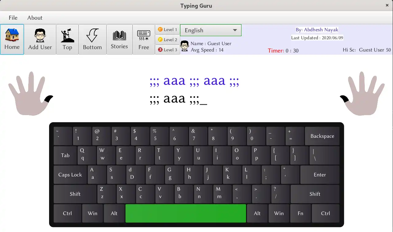 Download web tool or web app Typing Guru